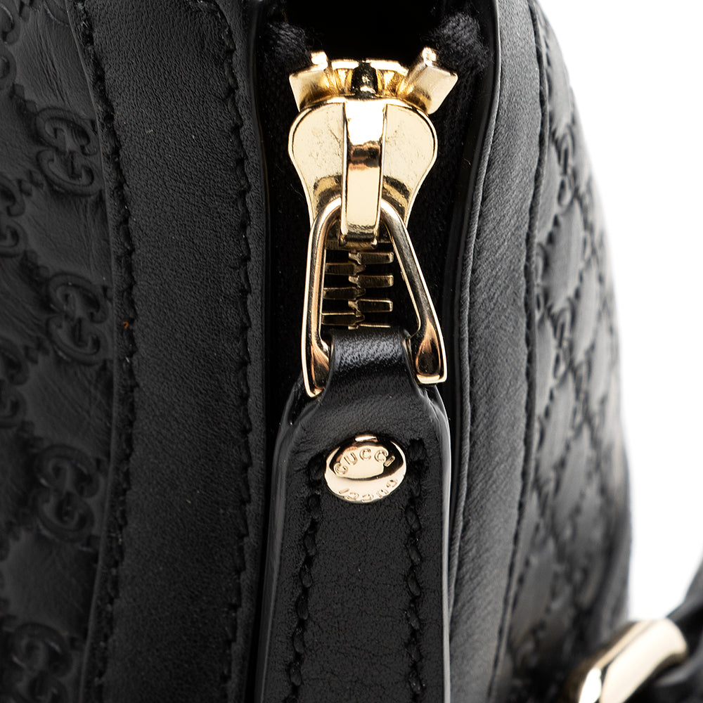 Gucci Microguccissima Leather Zip Top Tote (SHF-20350)