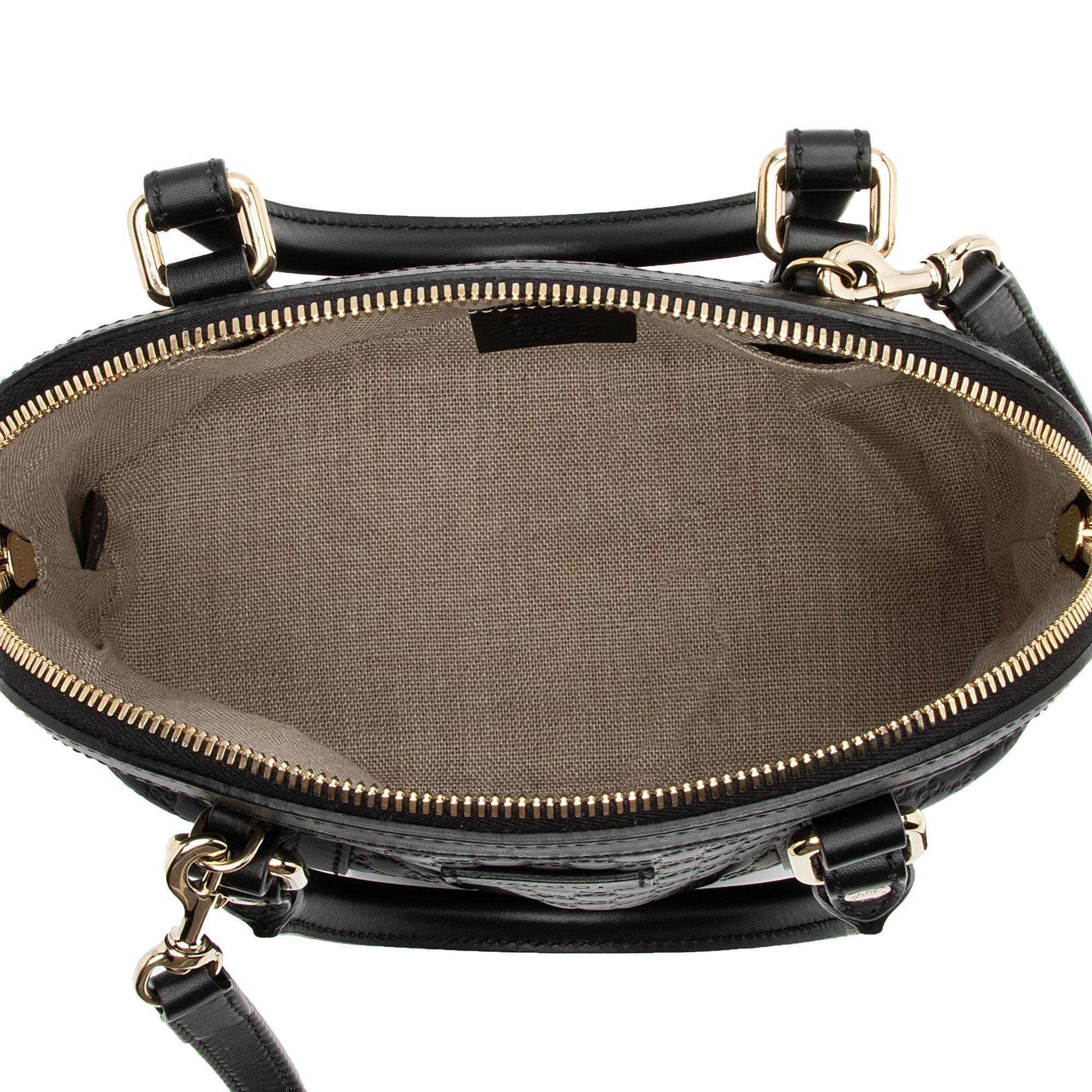 Gucci Microguccissima Leather Dome Small Satchel (SHF-wphdwX)