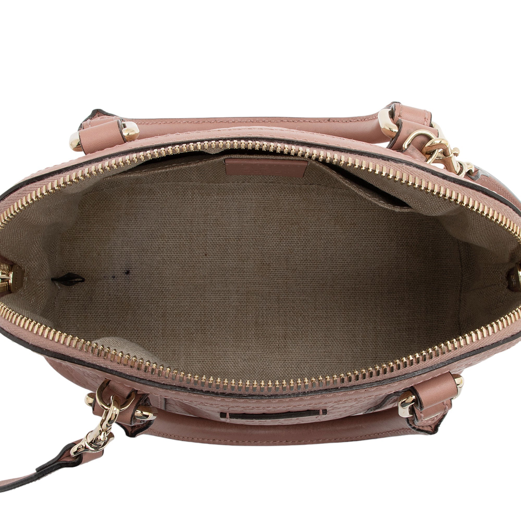 Gucci Microguccissima Leather Dome Small Satchel (SHF-q8xP5f)