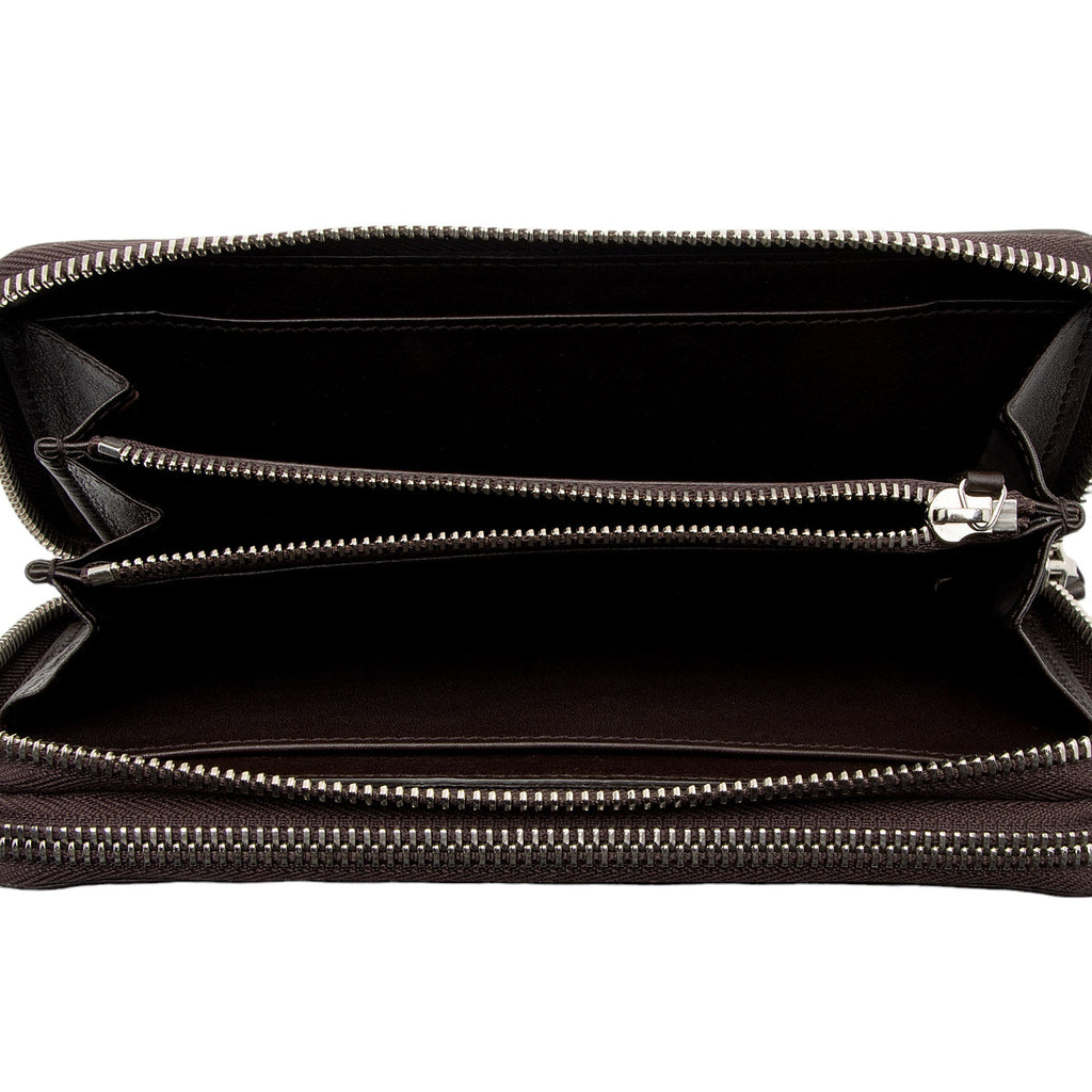 Gucci Microguccissima Leather Double Zip Around Large Organizer Wallet (SHF-EIQfg7)