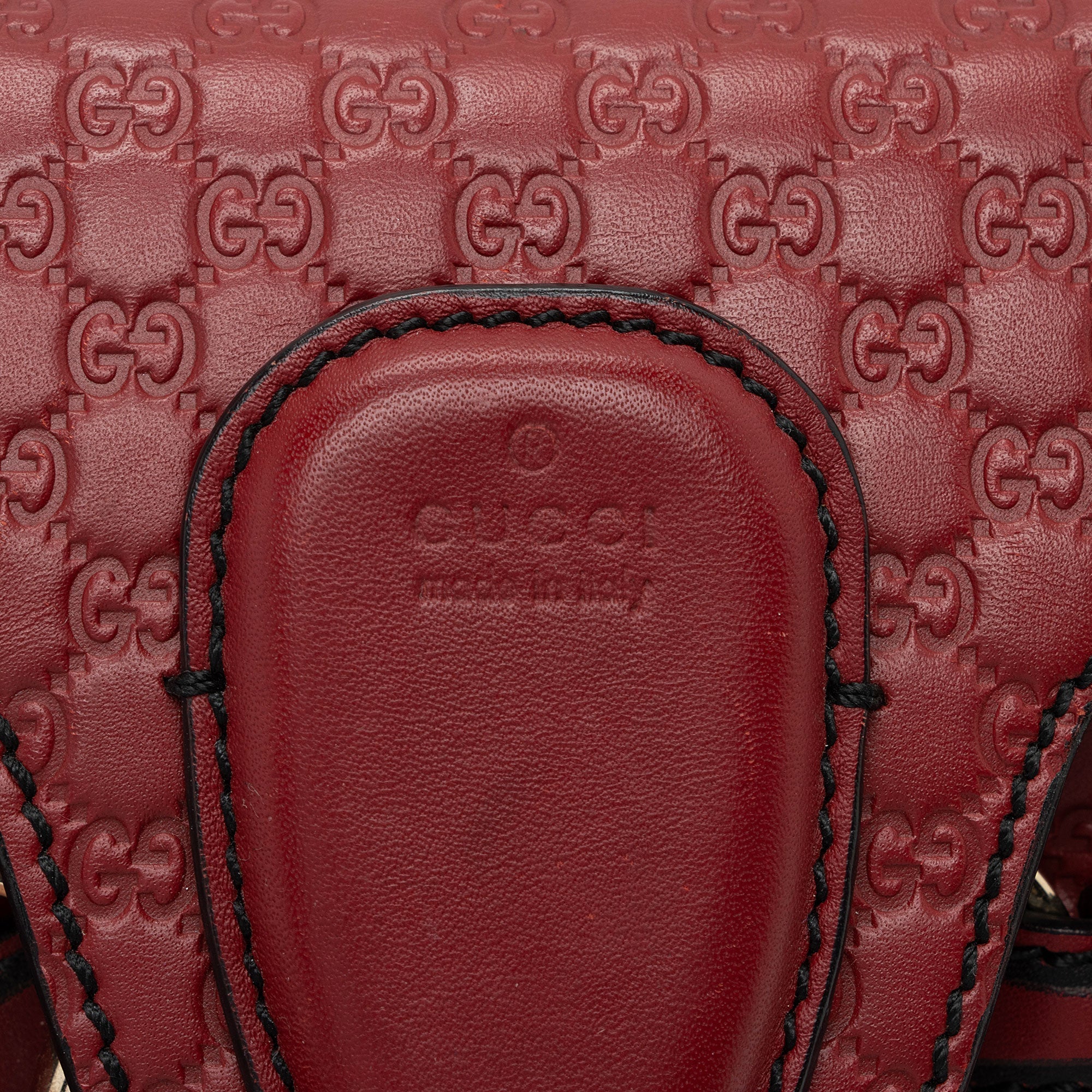 Gucci Microguccissima Leather Emily Mini Shoulder Bag (SHF-OuTAcx)