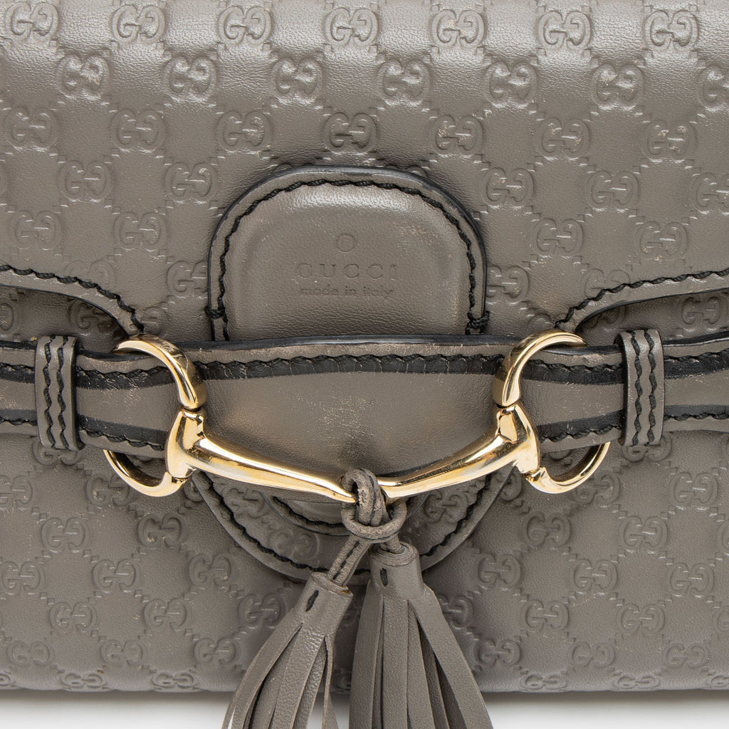 Gucci Microguccissima Leather Emily Mini Shoulder Bag