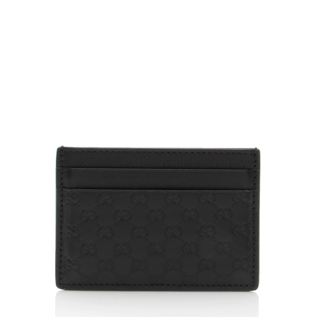 Gucci Microguccissima Leather Signature Card Case (SHF-u5SiRO)