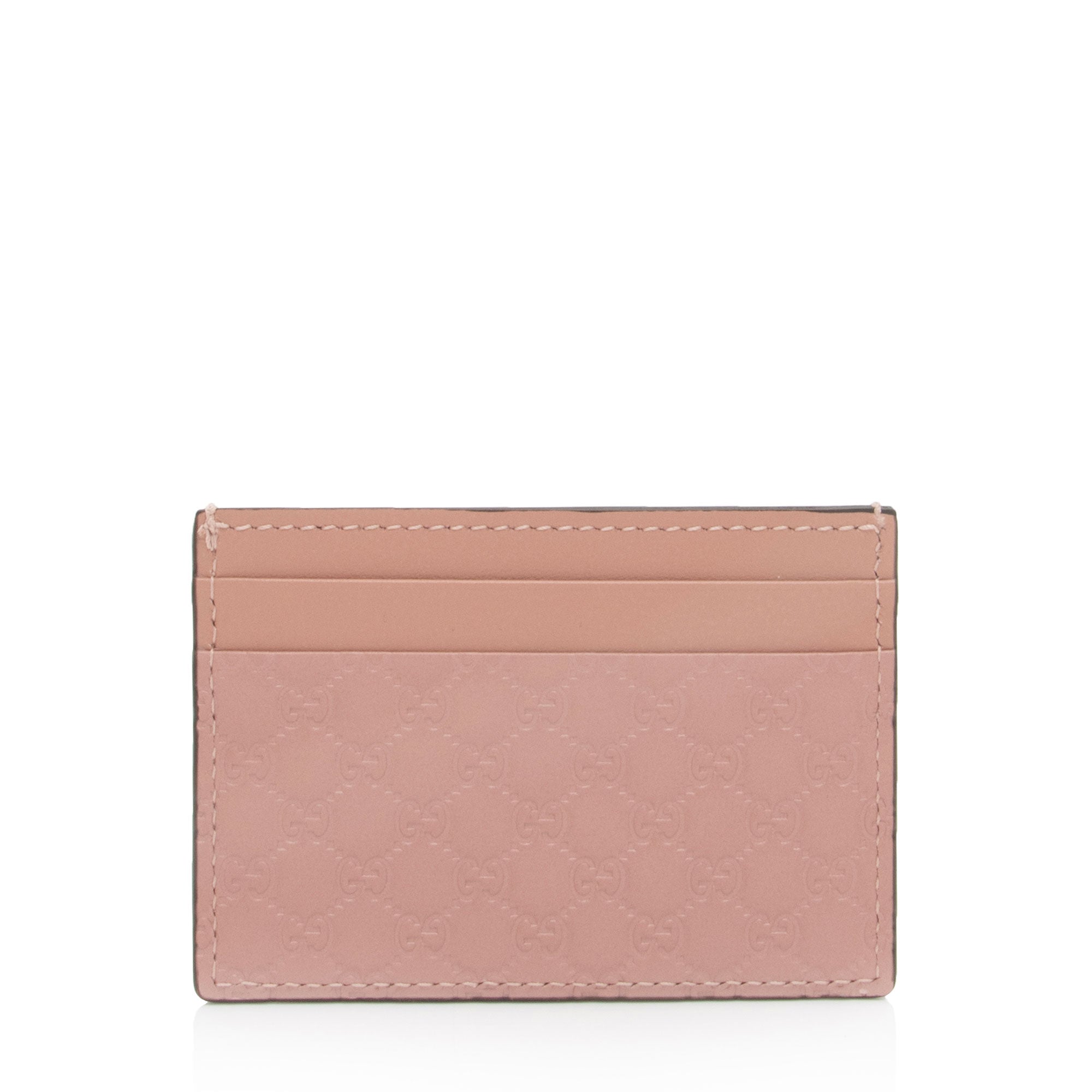 Gucci Microguccissima Leather Signature Card Case (SHF-TNzQu6)