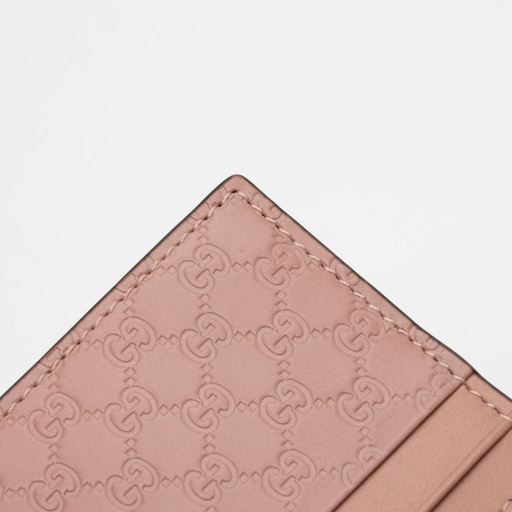 Gucci Microguccissima Leather Signature Card Case (SHF-TNzQu6)