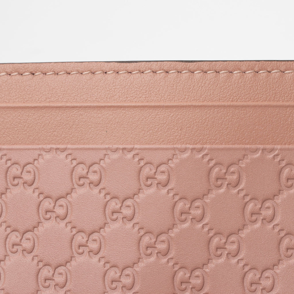 Gucci Microguccissima Leather Signature Card Case (SHF-TNzQu6)