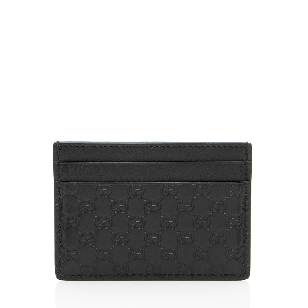 Gucci Microguccissima Leather Signature Card Case (SHF-ZzOzGb)