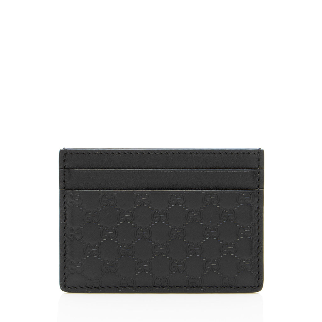 Gucci Microguccissima Leather Signature Card Case (SHF-ZzOzGb)