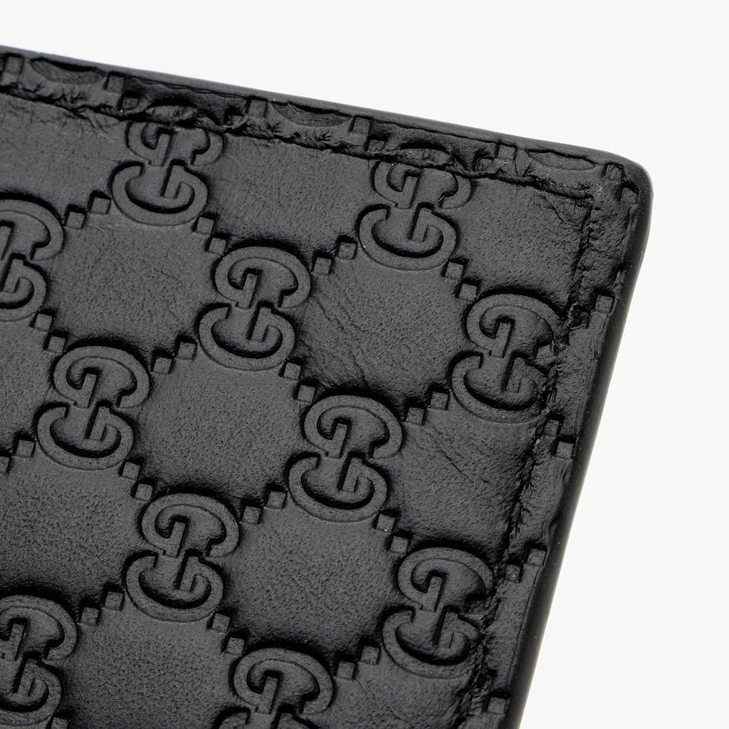 Gucci Microguccissima Leather Signature Card Case (SHF-RZgd8D)