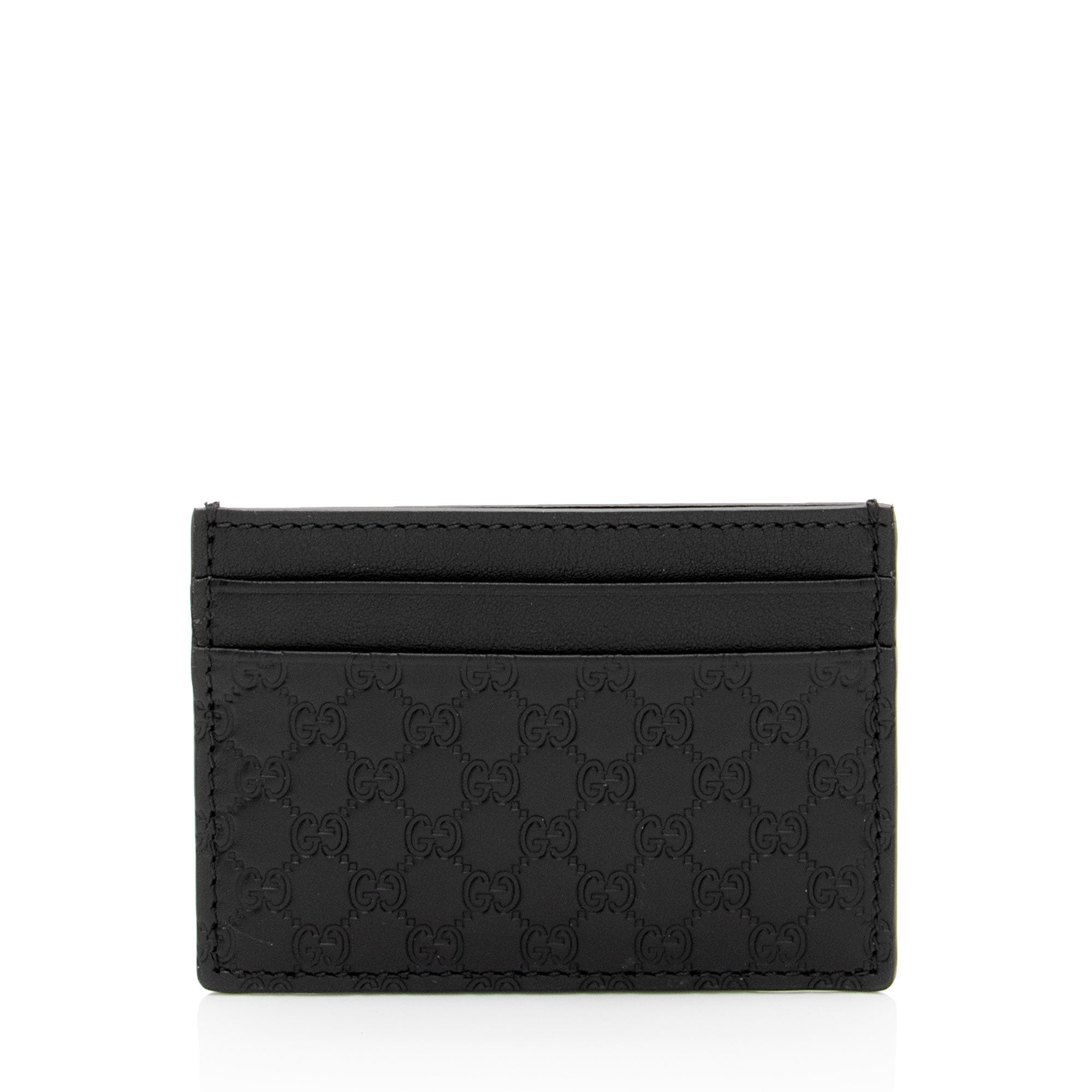 Gucci Microguccissima Leather Signature Card Case (SHF-RZgd8D)