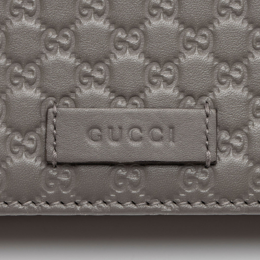 Gucci Microguccissima Leather Wallet Crossbody (SHF-XieKjF)