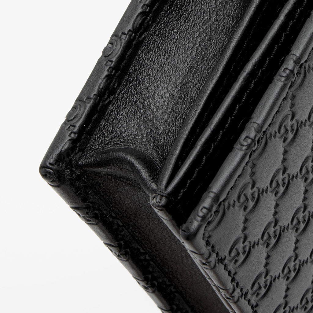 Gucci Microguccissima Leather Wallet Crossbody (SHF-RljdLh)
