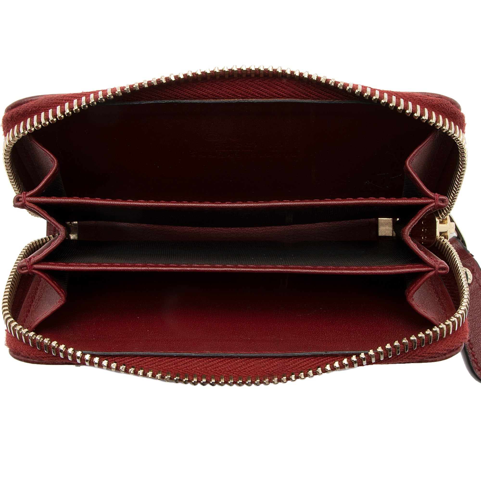 Gucci Microguccissima Leather Zip Around Card Case (SHF-U1fahf)