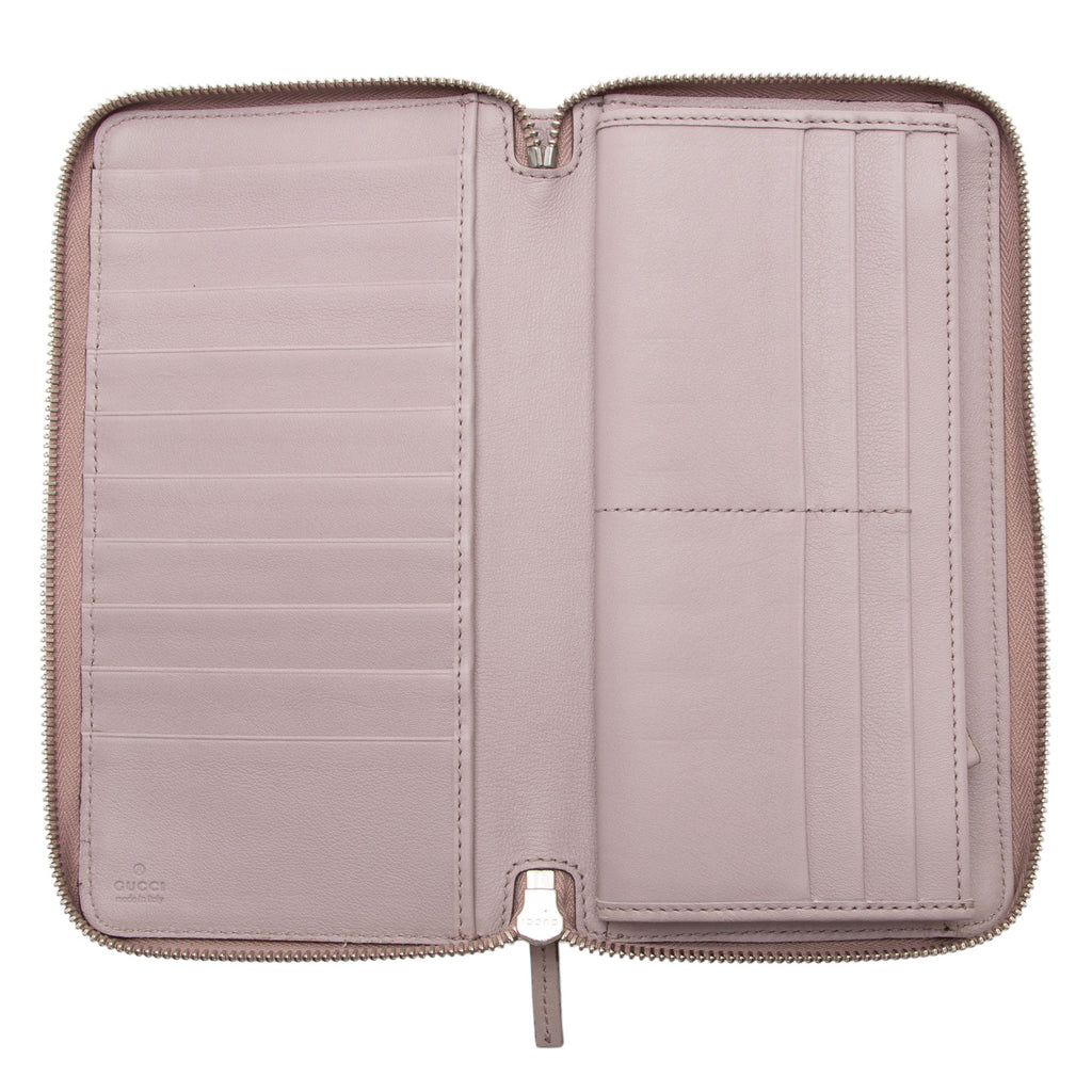 Gucci Microguccissima Leather Zip Around Large Organizer Wallet (SHF-1Hcvqk)