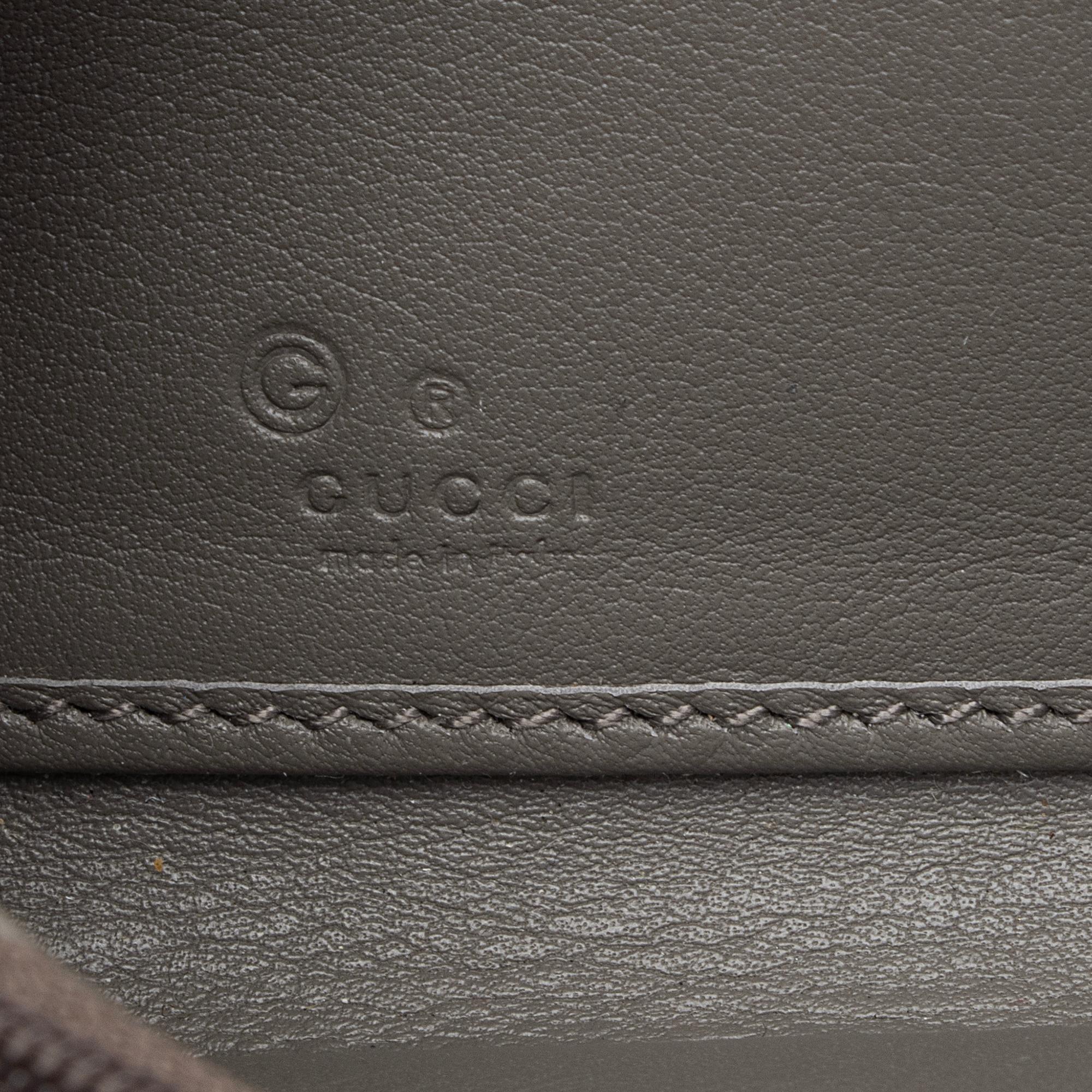 Gucci Microguccissima Leather Zip Around Wallet (SHF-23927)