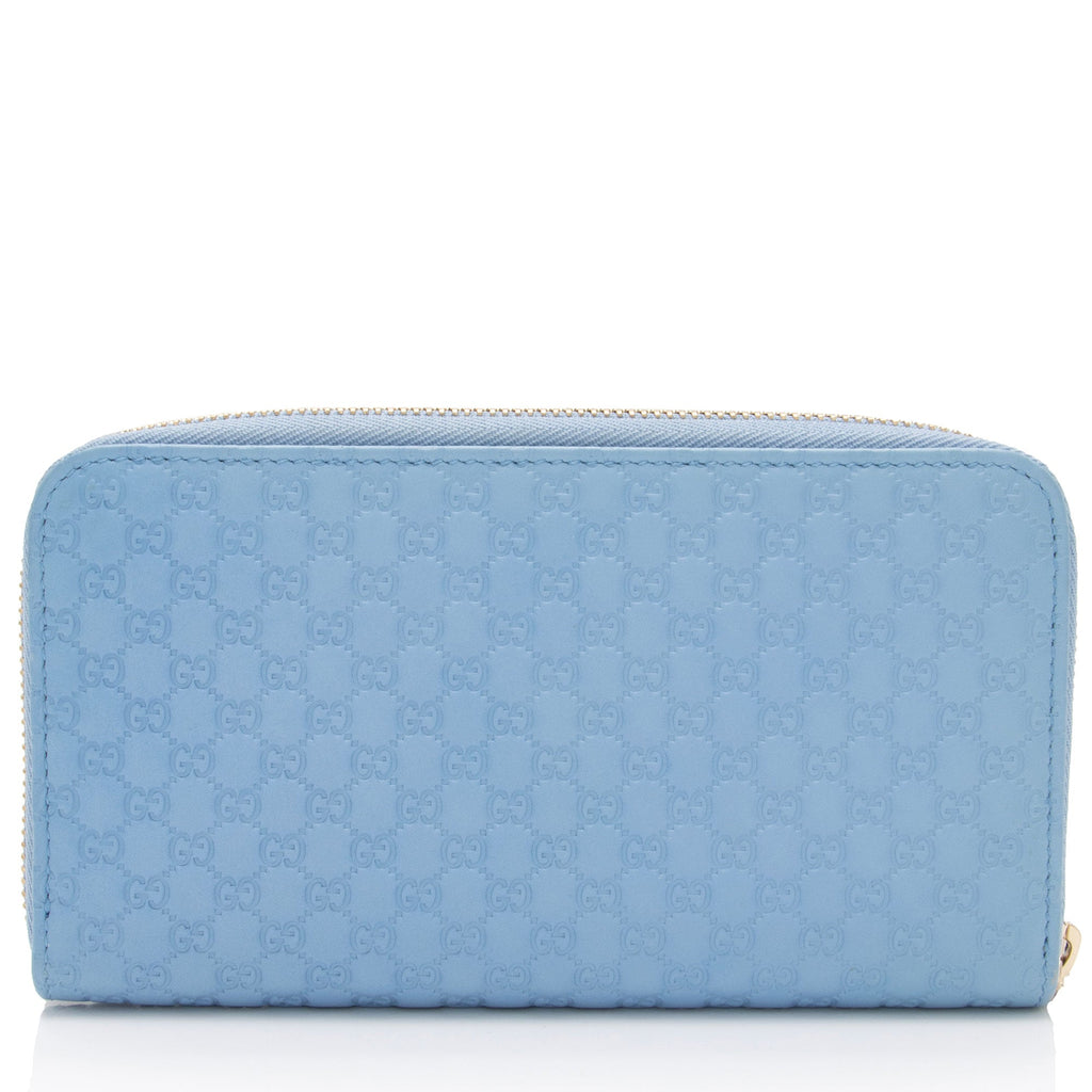 Gucci Microguccissima Leather Zip Around Wallet (SHF-pX5c6O)