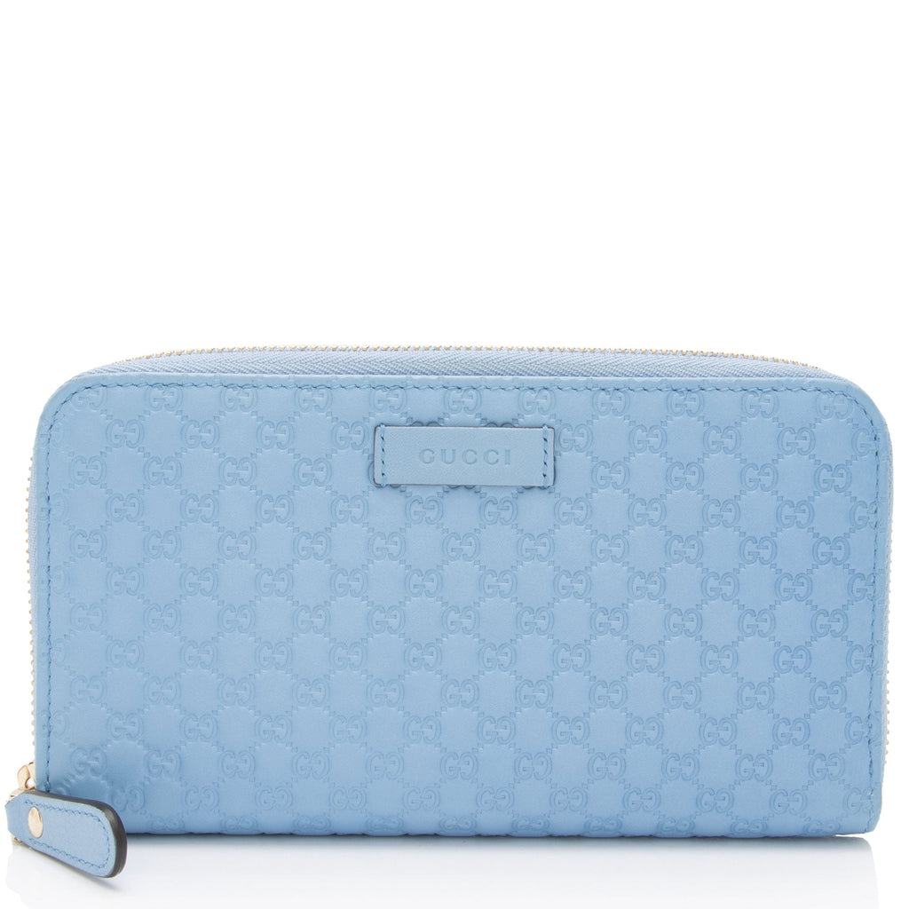 Gucci Microguccissima Leather Zip Around Wallet (SHF-pX5c6O)