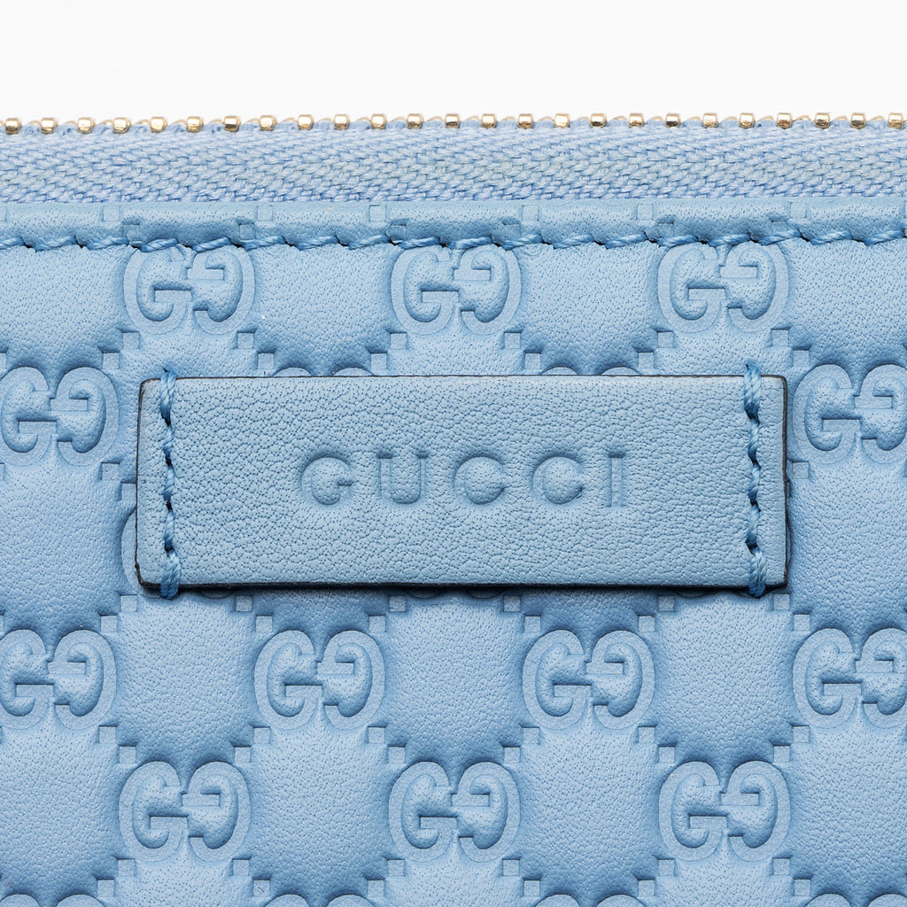 Gucci Microguccissima Leather Zip Around Wallet (SHF-pX5c6O)