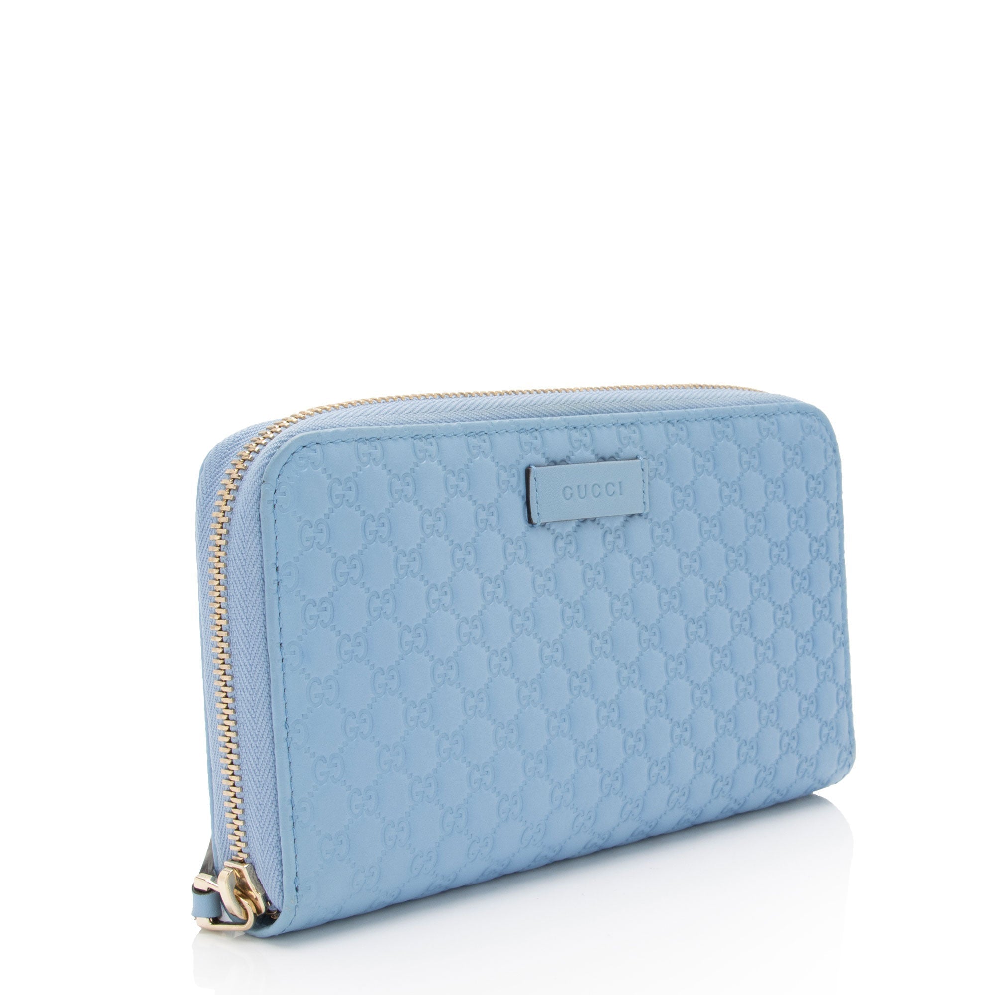 Gucci Microguccissima Leather Zip Around Wallet (SHF-pX5c6O)