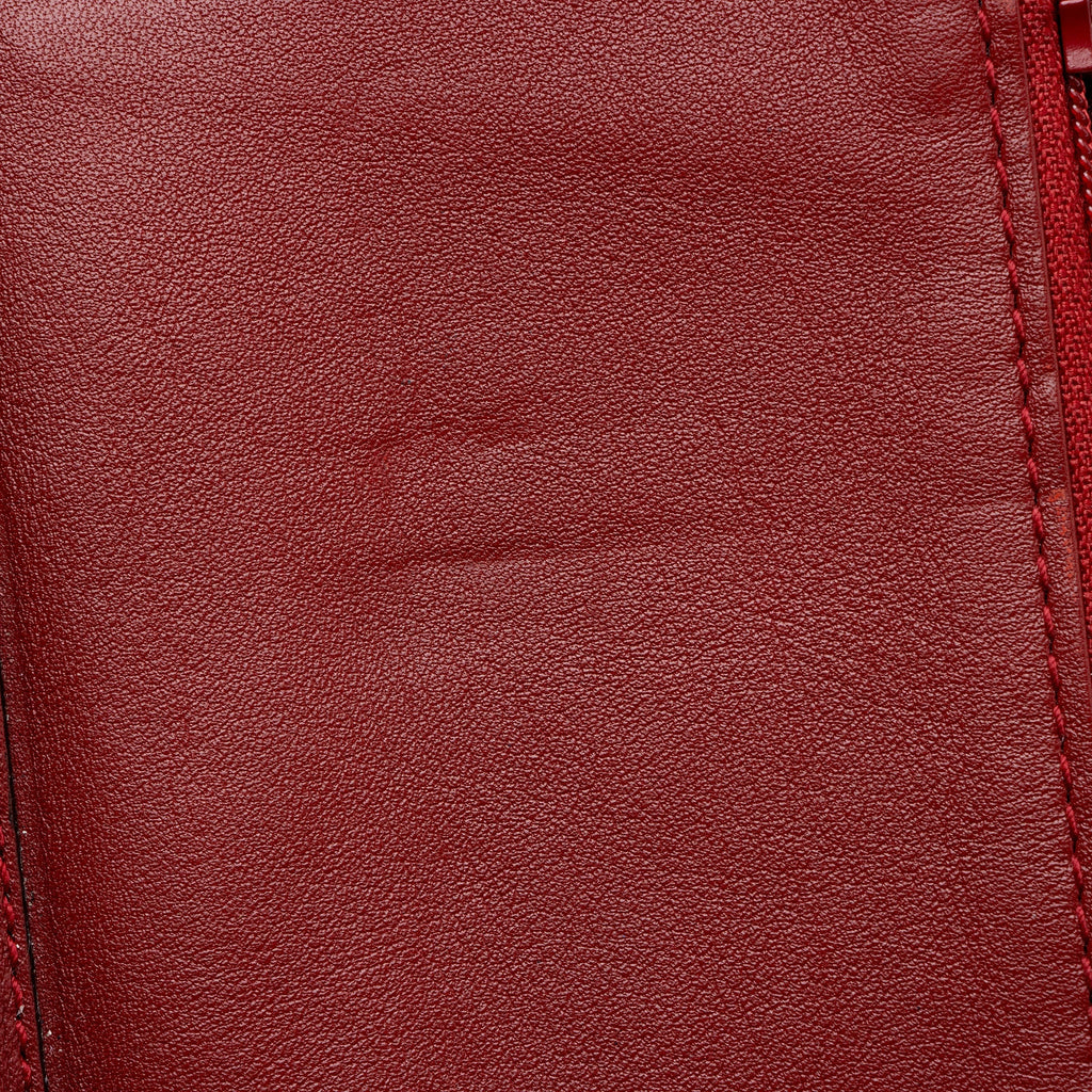 Gucci Microguccissima Leather Zip Around Compact Wallet