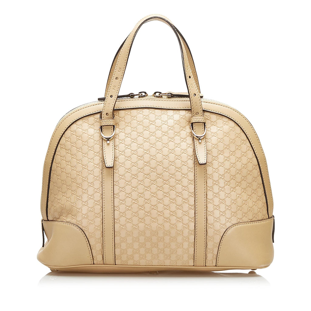 Gucci Microguccissima Nice Leather Satchel (SHG-35945)
