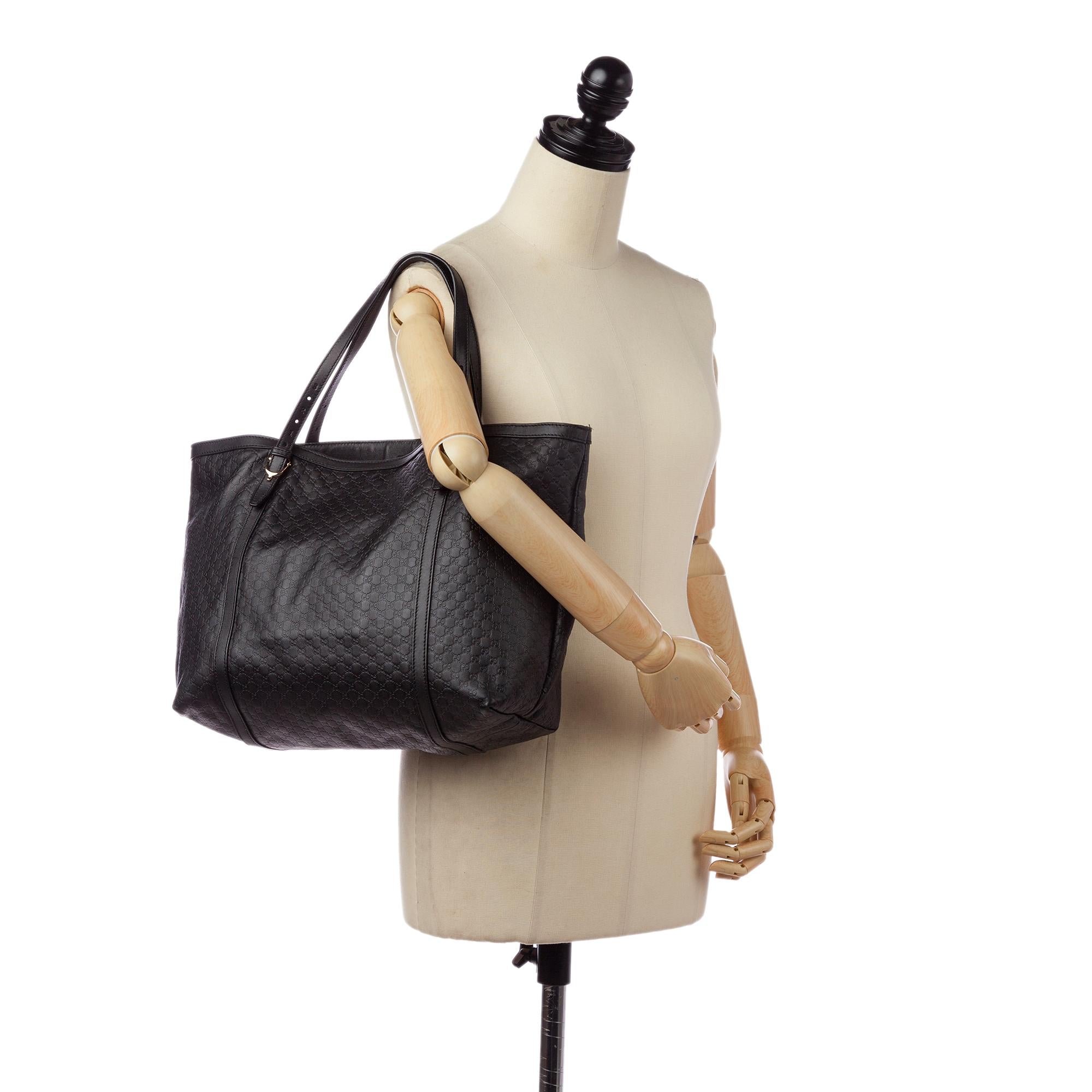 Gucci Microguccissima Nice Leather Tote Bag (SHG-31885)
