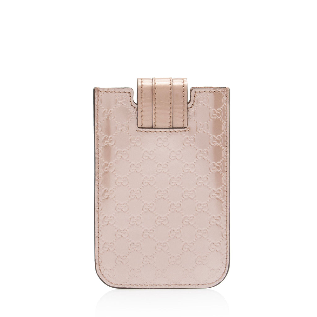 Gucci Microguccissima Patent Leather iPhone Case (SHF-0K23DY)