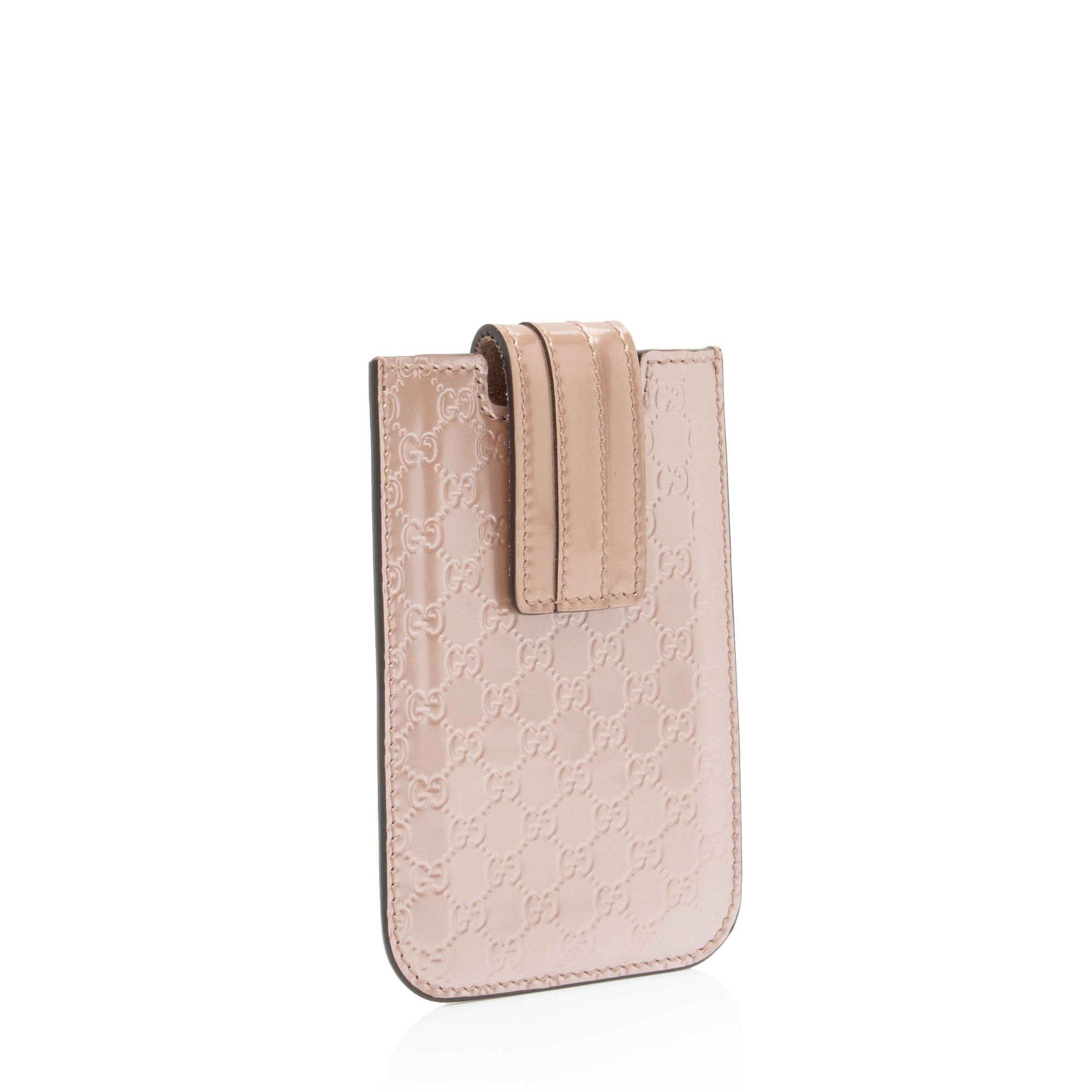 Gucci Microguccissima Patent Leather iPhone Case (SHF-0K23DY)