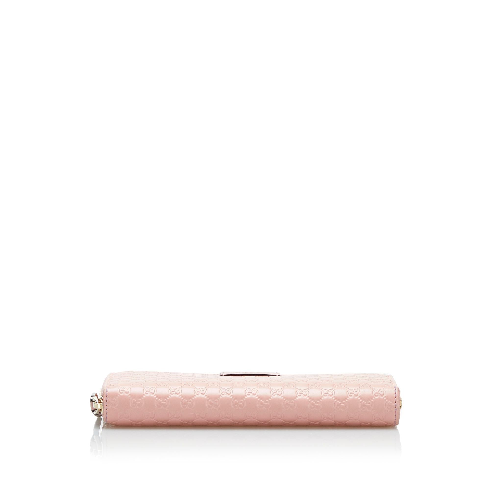 Gucci Microguccissima Zip Around (SHG-36841)