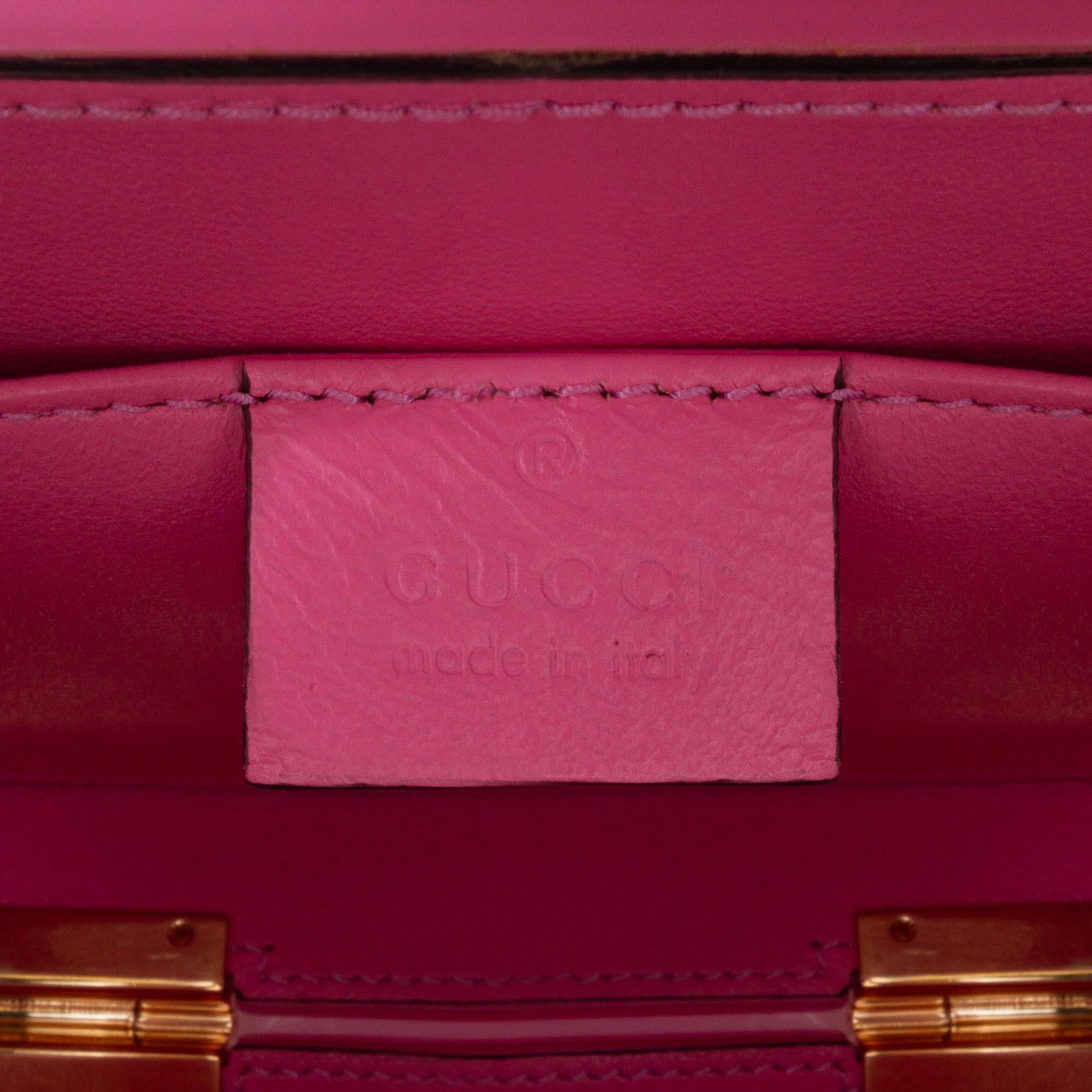 Gucci Mini Acrylic Sylvie 1969 Top Handle Bag