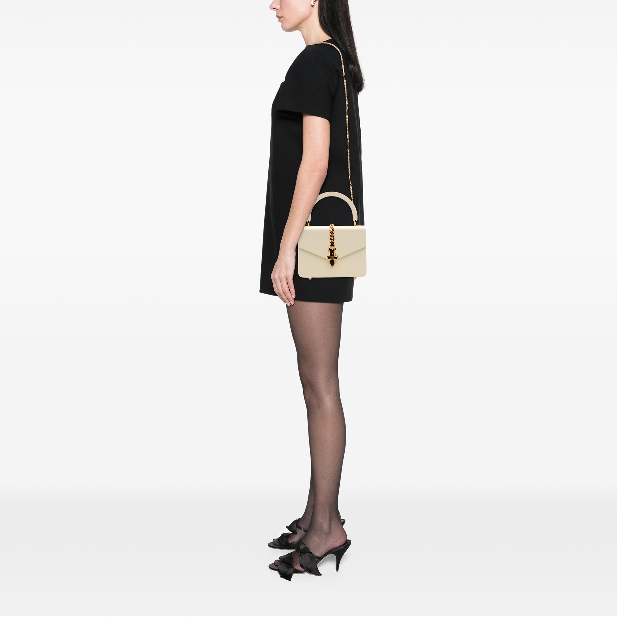 Gucci Mini Acrylic Sylvie 1969 Top Handle Bag