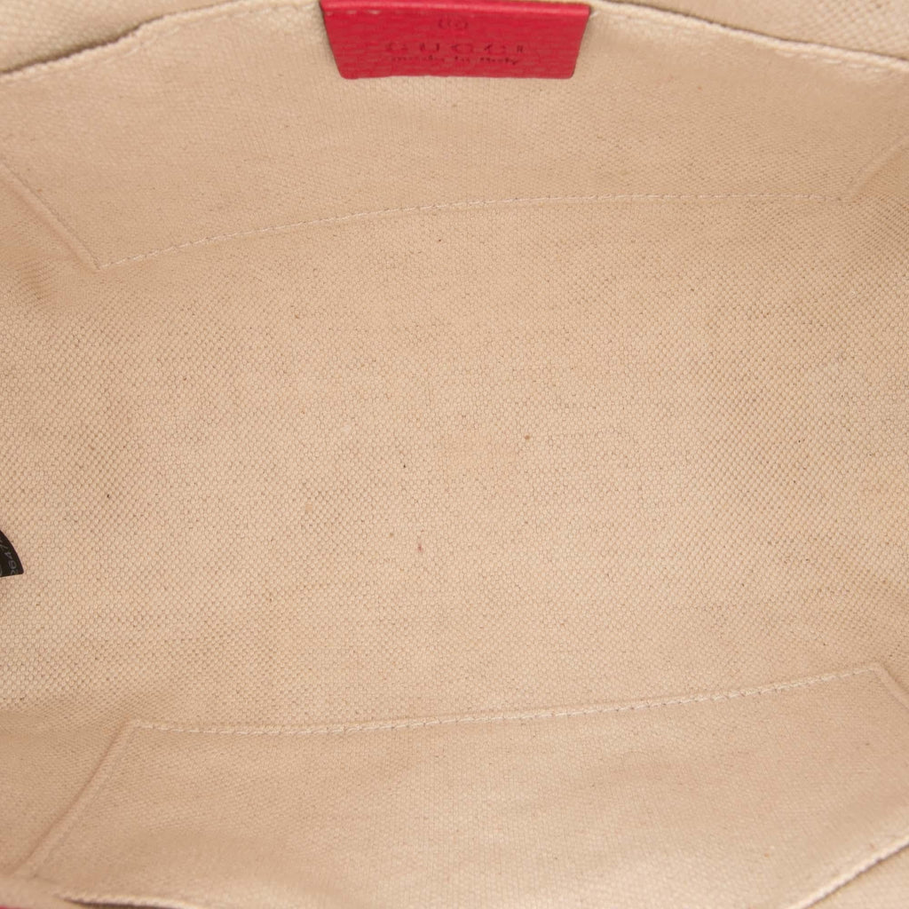 Gucci Mini Bicolor Calfskin Bamboo Shopper Satchel