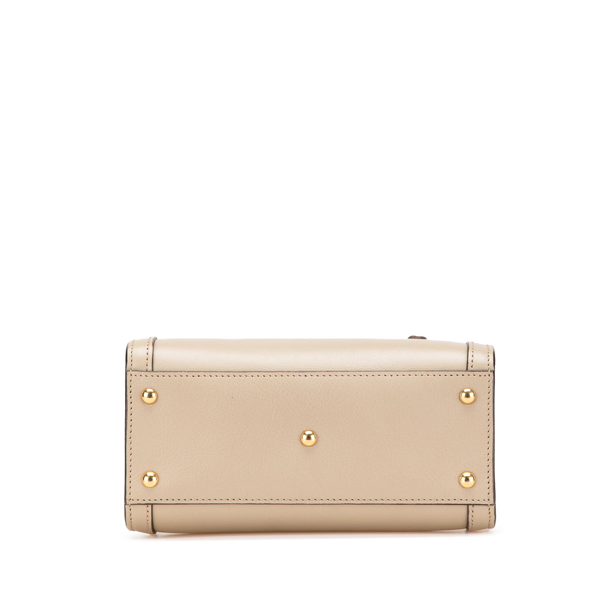 Gucci Mini Calfskin Bamboo Diana Satchel