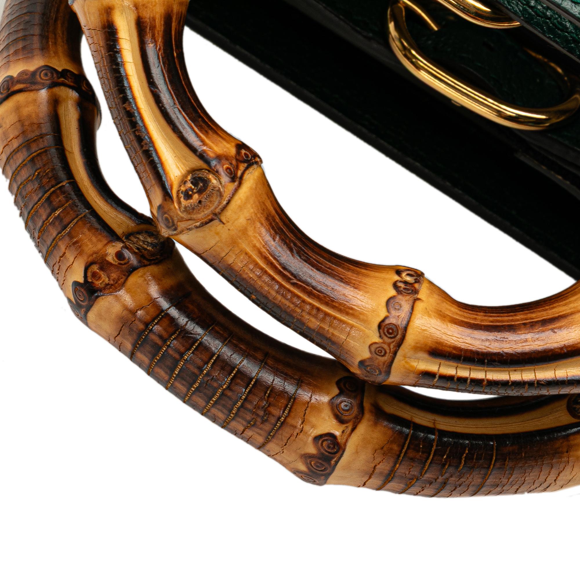 Gucci Mini Calfskin Bamboo Diana Satchel
