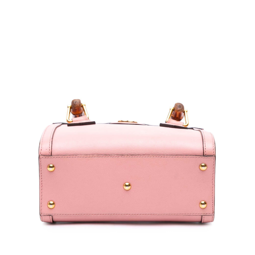 Gucci Mini Calfskin Bamboo Diana Satchel