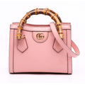 Gucci Mini Calfskin Bamboo Diana Satchel
