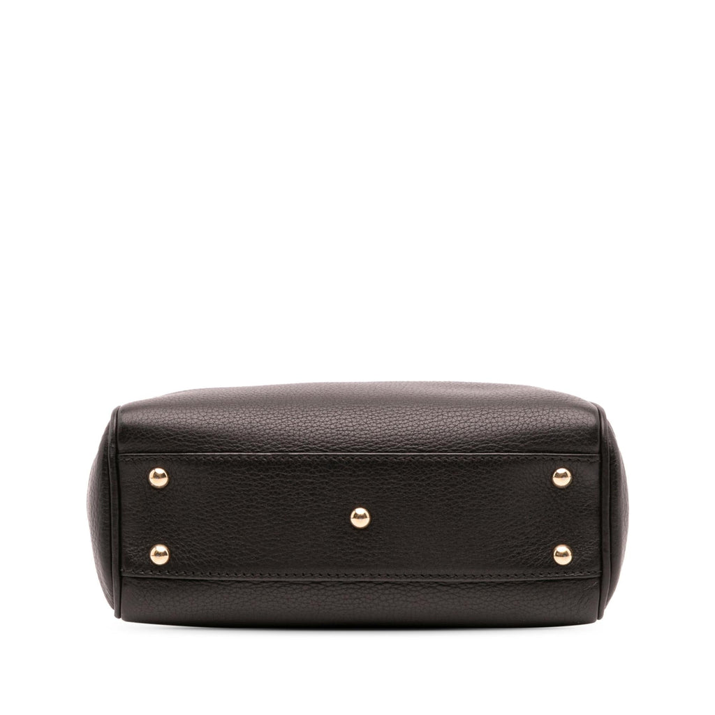 Gucci Mini Calfskin Bamboo Shopper Satchel