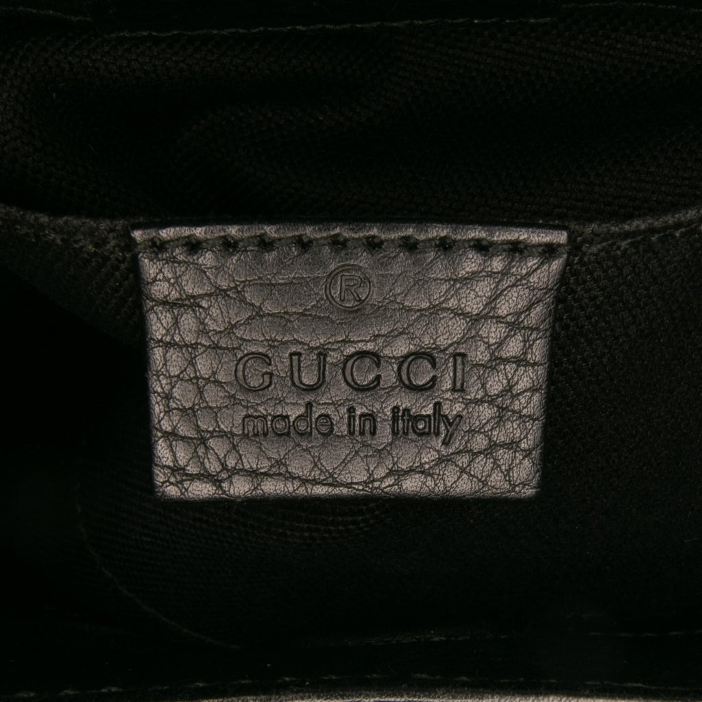 Gucci Mini Calfskin Bamboo Shopper Satchel