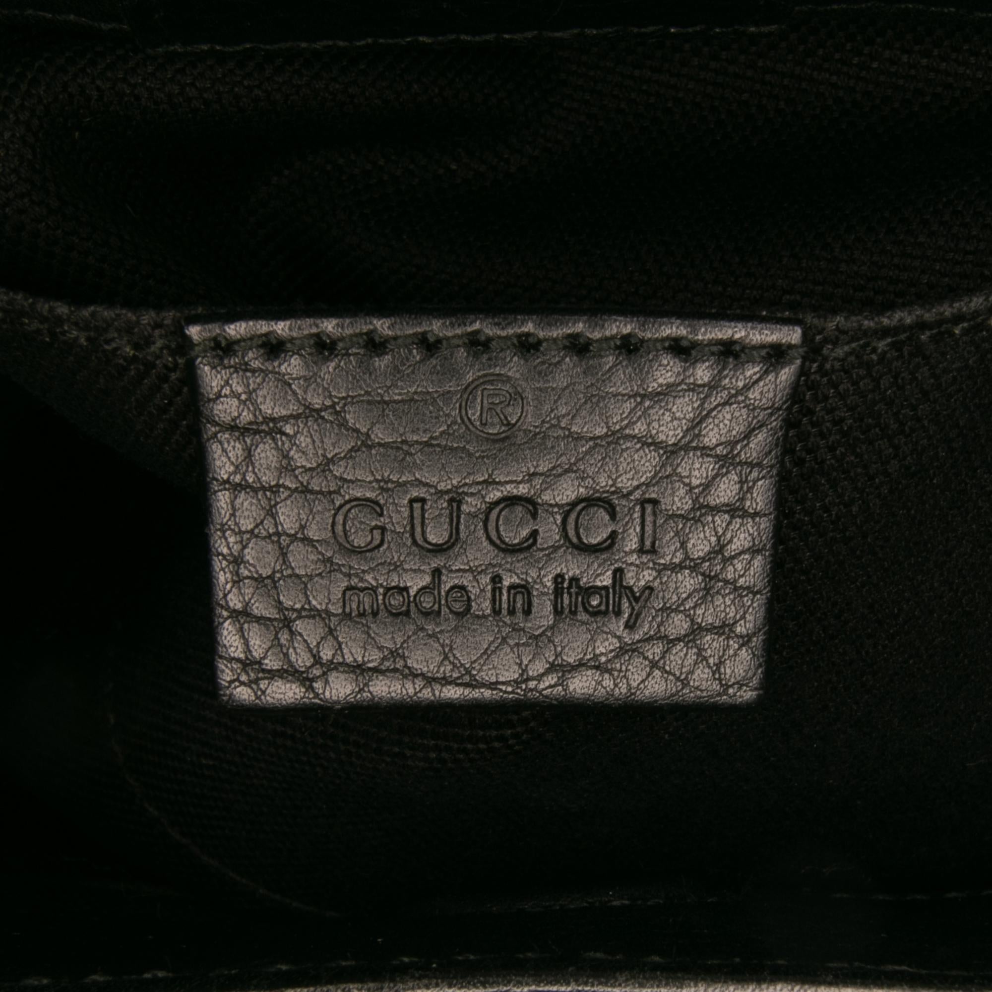 Gucci Mini Calfskin Bamboo Shopper Satchel