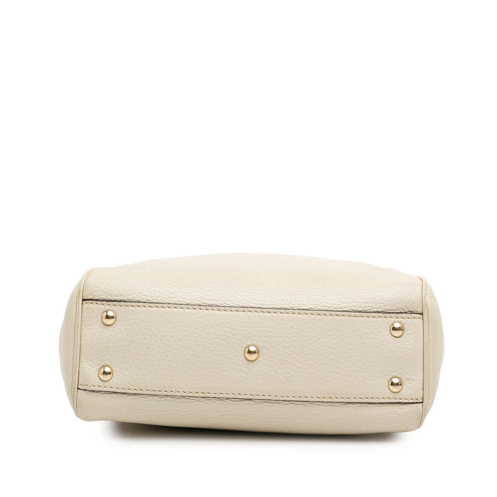 Gucci Mini Calfskin Bamboo Shopper Satchel