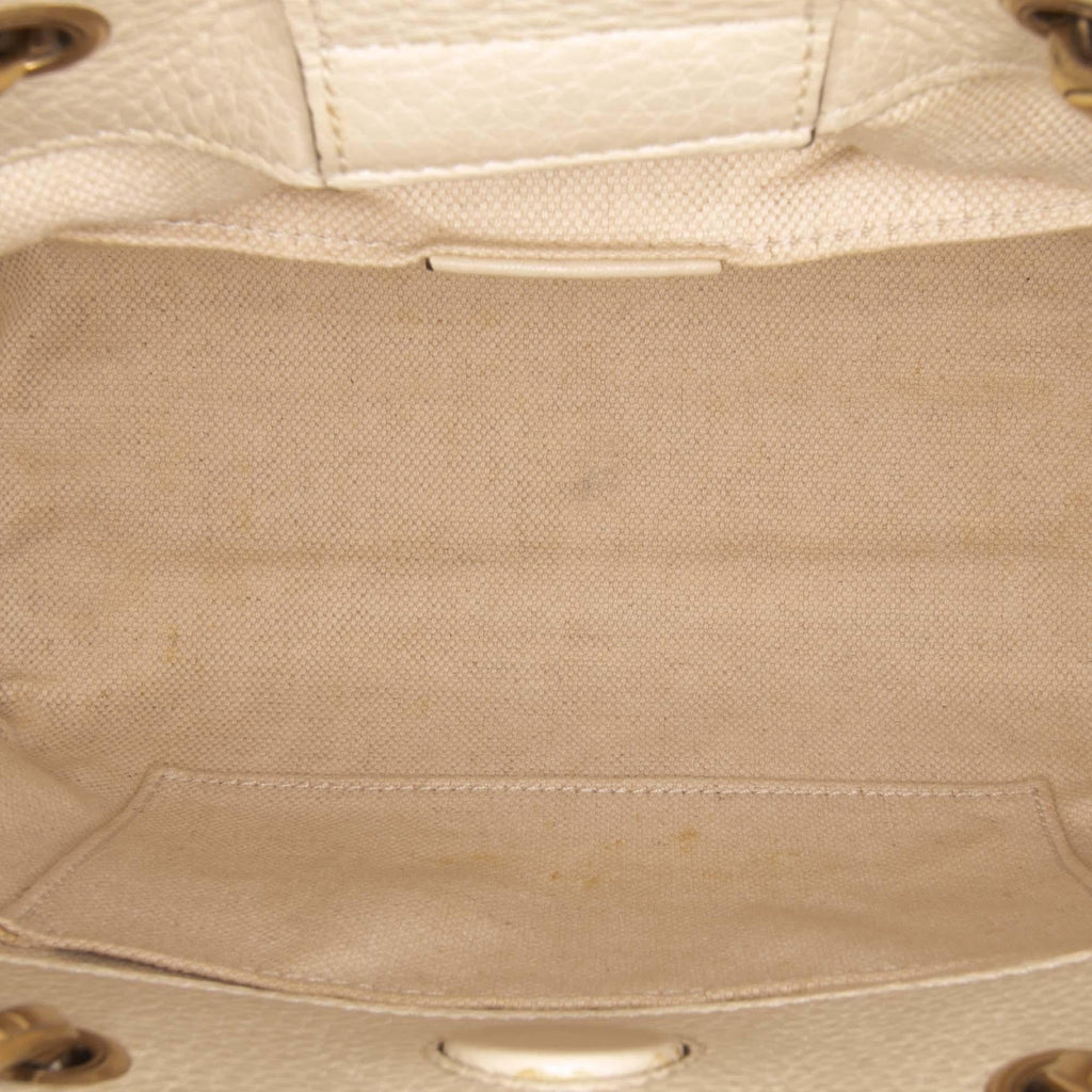 Gucci Mini Calfskin Bamboo Shopper Satchel