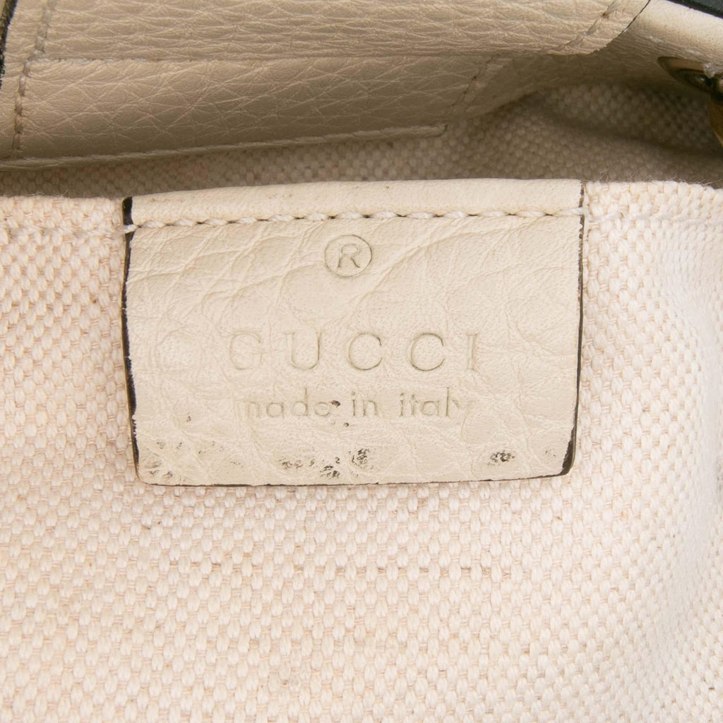 Gucci Mini Calfskin Bamboo Shopper Satchel