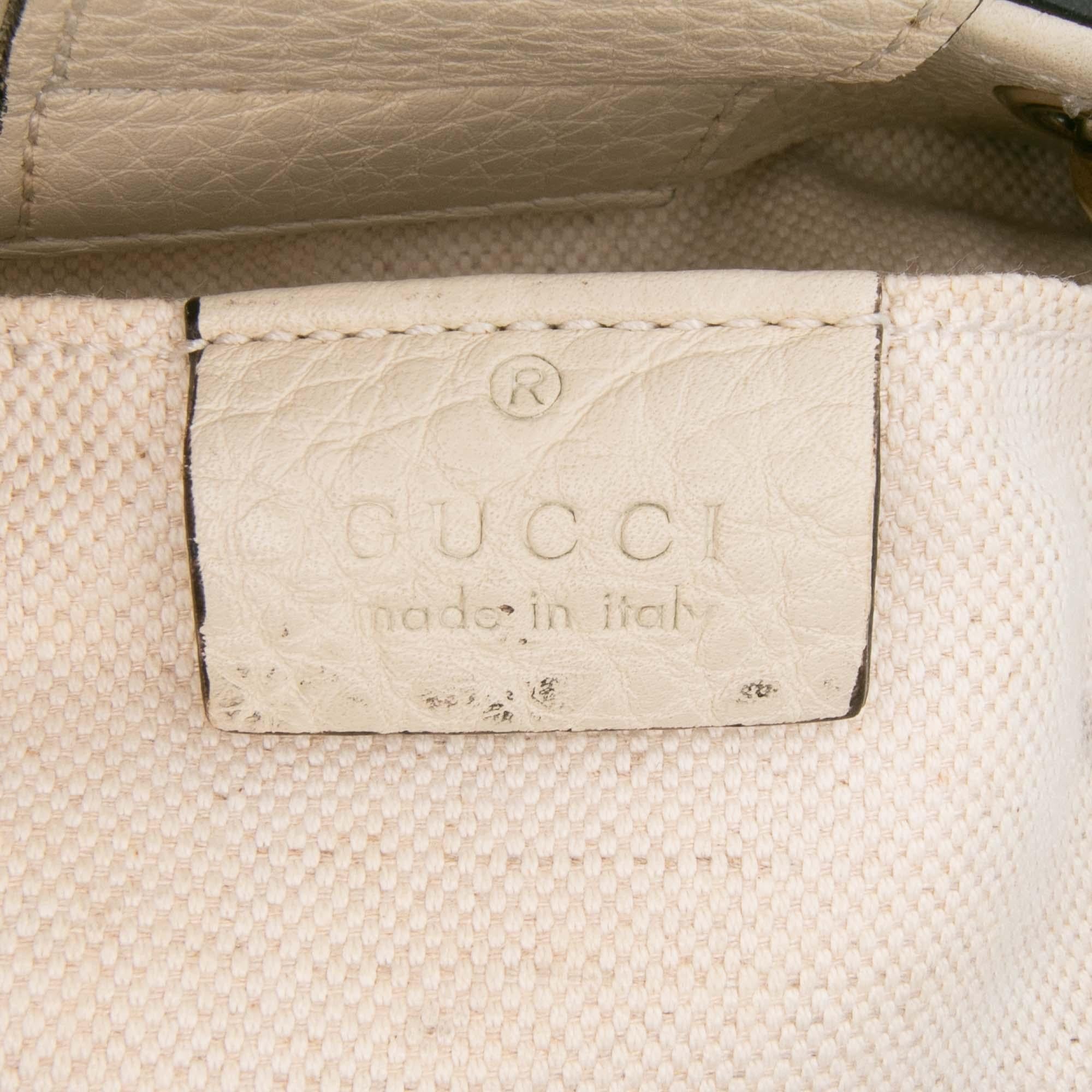 Gucci Mini Calfskin Bamboo Shopper Satchel