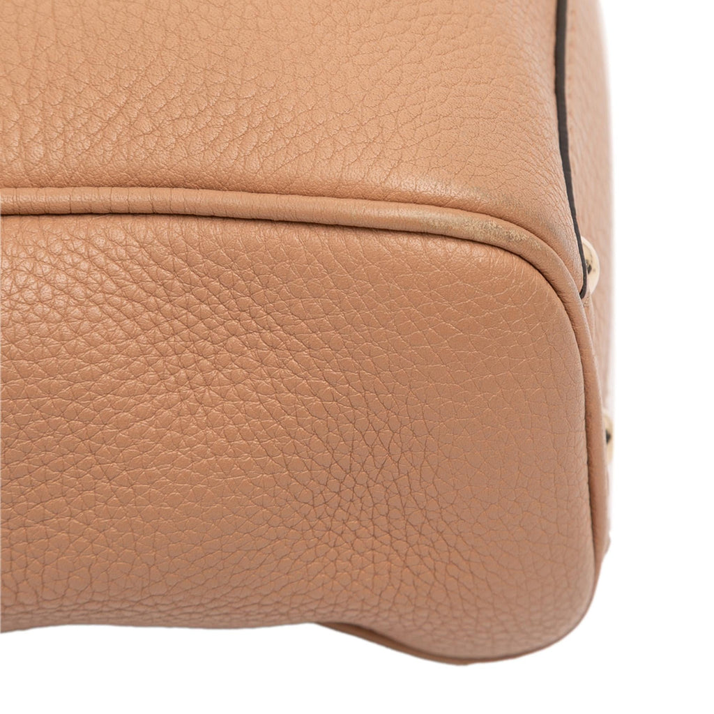 Gucci Mini Calfskin Bamboo Shopper Satchel