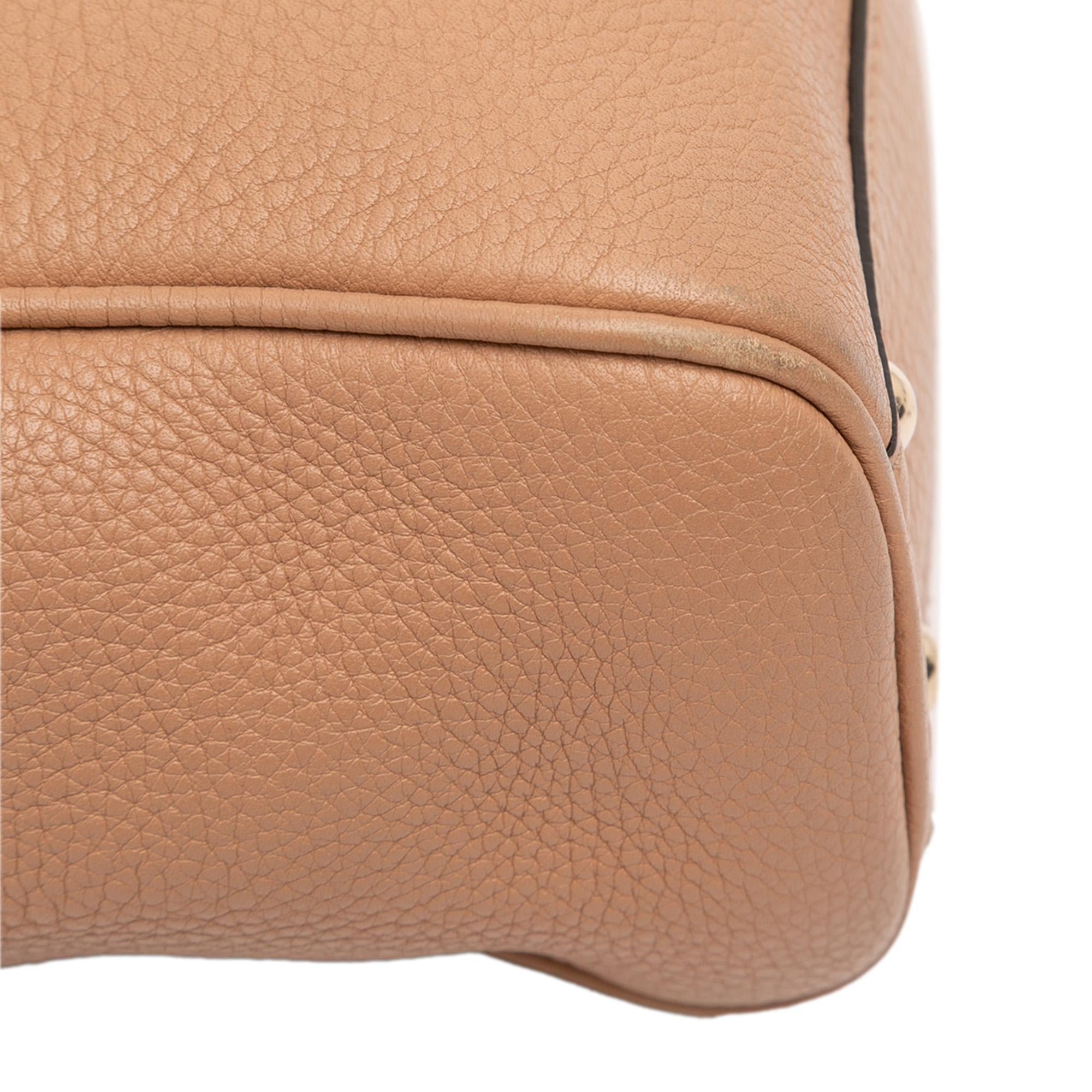 Gucci Mini Calfskin Bamboo Shopper Satchel
