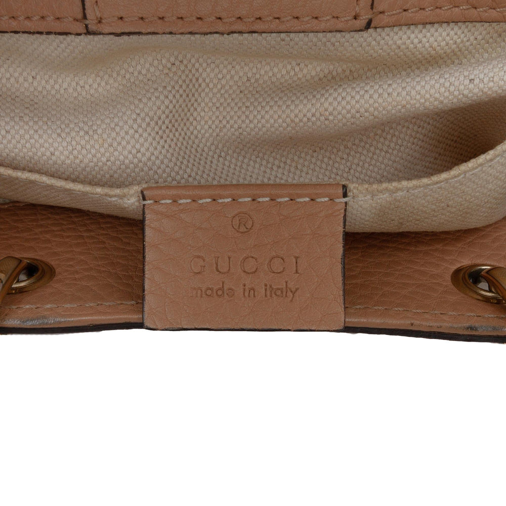 Gucci Mini Calfskin Bamboo Shopper Satchel