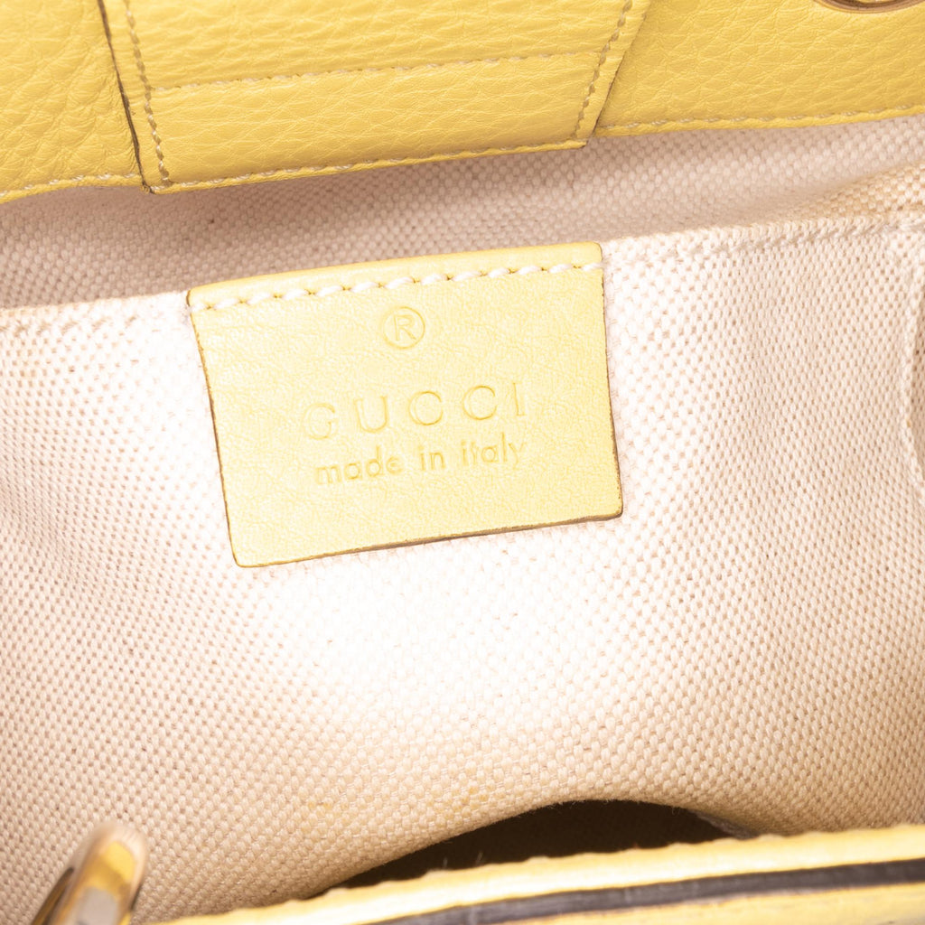Gucci Mini Calfskin Bamboo Shopper Satchel