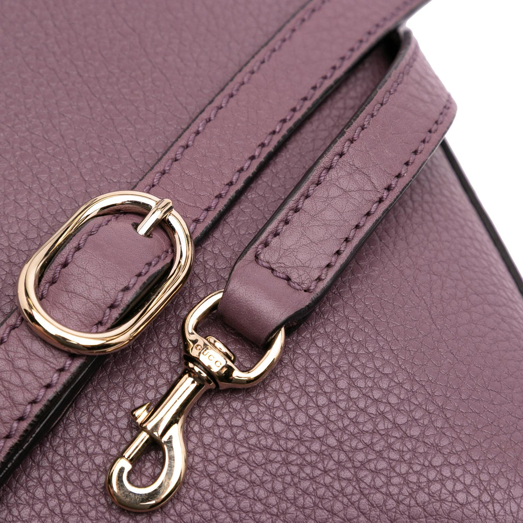 Gucci Mini Calfskin Bamboo Shopper Satchel