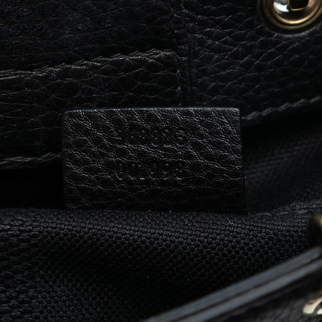 Gucci Mini Calfskin Bamboo Shopper Satchel