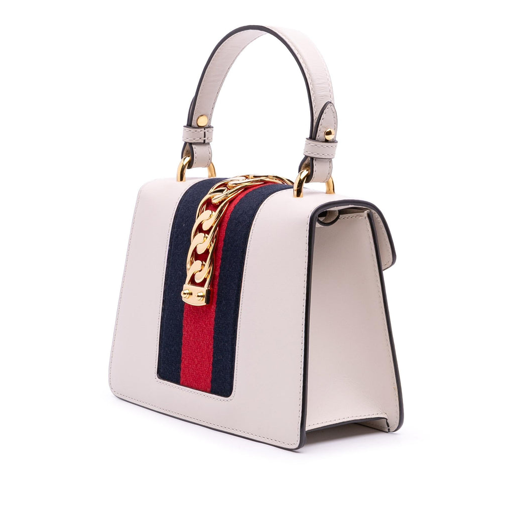 Gucci Mini Calfskin Sylvie Satchel